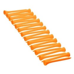 25 TEES DE GOLF 100 MADERA, NARANJA 69 mm INESIS-PuntodeEjercicio-F...