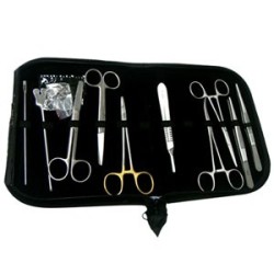 Estuche de disección con 11 piezas Premium HP