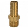 NIPLE MANGUERA BRONCE 1"