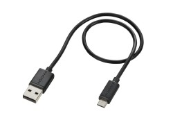 Insignia Cable de carga Sync Micro USB 30cm Negro