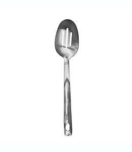 Cuchara ranurada de acero inoxidable Our Table™