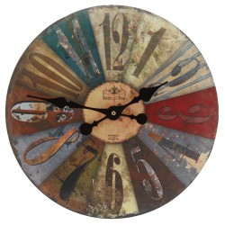  Reloj de Pared Multicolor 