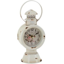  Reloj de Mesa Lámpara Blanca 