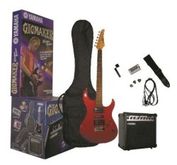 Yamaha - Paquete de guitarra con amplificador - Rojo ERG121GPIIRM-T...