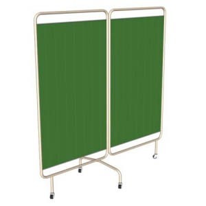 Biombo de 2 hoja esmaltado