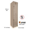 LOCKER 2 PUERTAS SERIE A