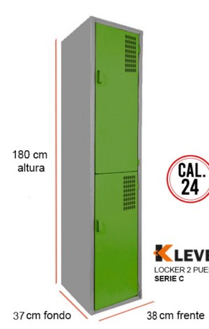 LOCKER 2 PUERTAS SERIE C