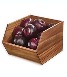 Contenedor de madera de acacia Squared Away™