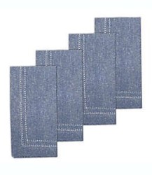 Servilletas de algodón Our Table™ Locklin color azul