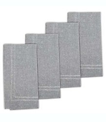 Servilletas de algodón Our Table™ Locklin color gris