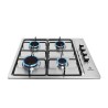Parrilla de gas DUMA empotrable con 4 quemadores en acero inoxidabl...