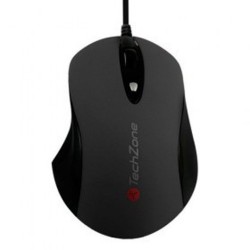 MOUSE ALAMBRICO TECHZONE TZ16MOU01-ALA CONEXION USB COLOR NEGRO