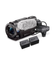 Sony Kit Videocámara AX33 + XLR-K2M Negro