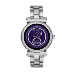 Michael Kors Smartwatch Sofie Plata con cristales
