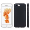 Funda Case para iPhone 7 Plus Doble Protector de Uso Rudo-Negro 