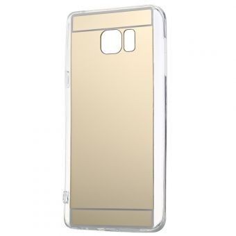 teléfono cáscara phone shell Samsung Note 5 TPU-oro. 