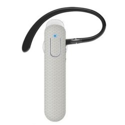 Auricular Bluetooth con y micrófono - Manos libres y Audífonos (Plata) 