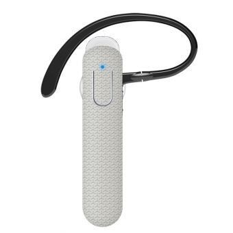 Auricular Bluetooth con y micrófono - Manos libres y Audífonos (Plata) 