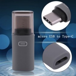 Eh Adaptador de teléfono c-micro interruptor-Negro 