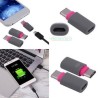 Eh Adaptador de teléfono c-micro interruptor-Rosa Roja 