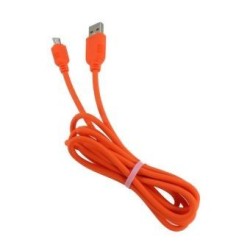2M 2A de alta elasticidad de transmisión de datos cable de carga de Micro USB para Android naranja 