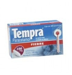 Tempra Infantil 10 Supositorios 100mg
