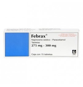 FEBRAX T 15 275MG/300MG
