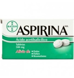 Aspirina 100 Tabletas 500mg