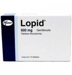 LOPID 14 TABLETAS 600MG