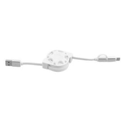 Andrews tipo C escalables de carga de datos por cable combo-Blanco 
