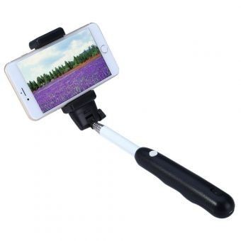 NOOSY BR04 selfie palillo Wireless Bluetooth 3.0 Self Timer Monopod Negro. 