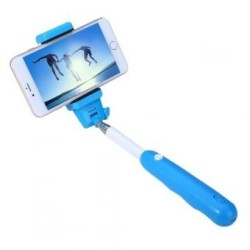 NOOSY BR04 selfie palillo Wireless Bluetooth 3.0 Self Timer Monopod Azul. 