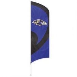 NFL Baltimore Ravens Tall Team Flags