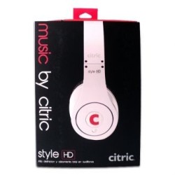 AUDIFONOS CITRICSTYLE HD ROJO 