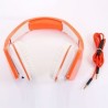 MQ99 Con Diadema AURICULAR CON MIC Naranja Y Blanco