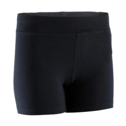 Short corto FIT+ slim, fitness mujer, negro DOMYOS-PuntodeEjercicio...