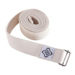 Correa de yoga de algodón crudo DOMYOS-PuntodeEjercicio-Todos los d...